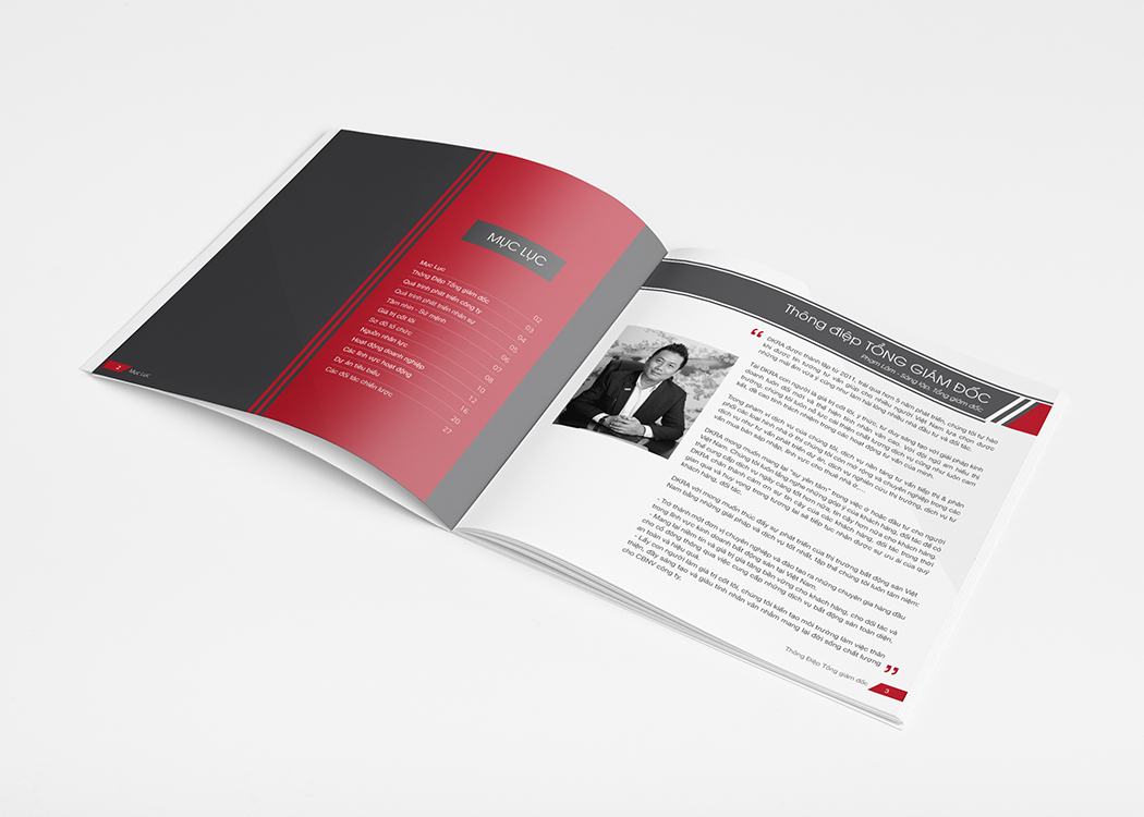 DKRA - Thiết kế profile công ty bất động sản DKRA